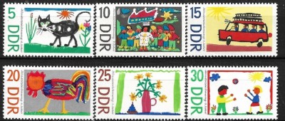 B2688 - Germania DDR 1967 - Copii 6v.neuzat,perfecta stare foto