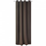 vidaXL Draperie opacă, ocheți metalici, 270 x 245 cm, maro 132204