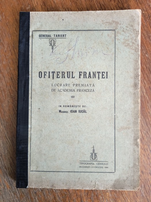 Ofiterul Frantei - General Tanant, 1928 / R1F