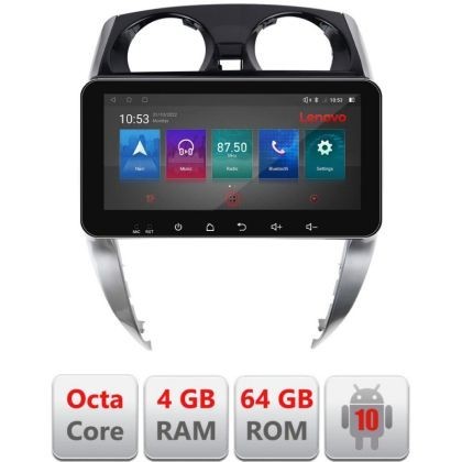 Navigatie Nisan Note 2012-2019 Android radio gps internet Octa Core 4+64 LTE ecran de 10.33&#039; wide KIT-note-2012+EDT-E511-pro CarStore Technology