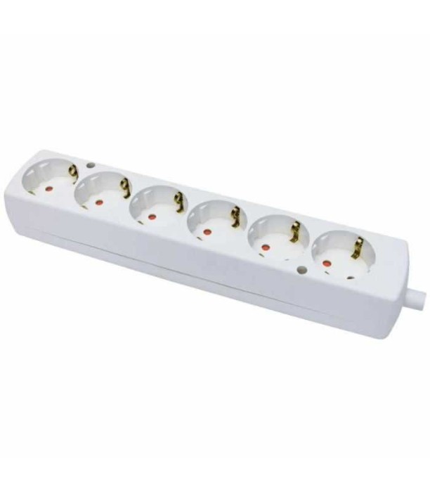 Multipriza 6 prize SCHUKO alb fara cablu GN-670S Plastrol