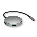 HUB USB 3.2 Gen 1 tip C la 4 x USB-A, Roline 14.02.5036