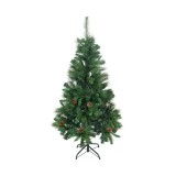Cumpara ieftin Brad Artificial de Craciun cu Conuri, Verde, 150 cm, Suport Inclus - INV8066752