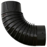 Cot burlan smaltuit 120 mm maro pentru soba si semineu