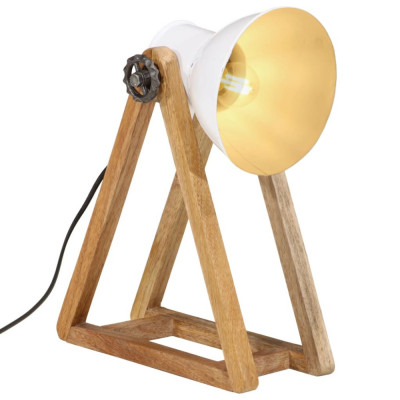 vidaXL Lampă de birou 25 W, alb, 30x17x40 cm, E27 foto