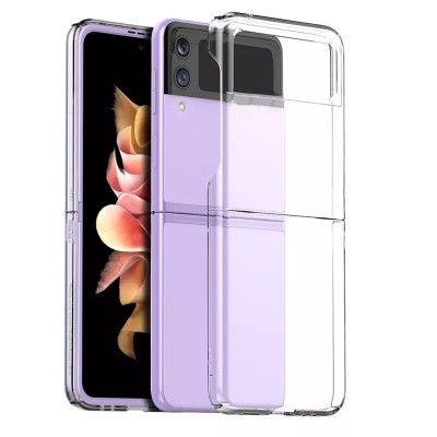 Husa silicon transparent pentru Samsung Z Flip 3 foto