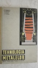 T. Negrescu, s.a. - Tehnologia metalelor, manual