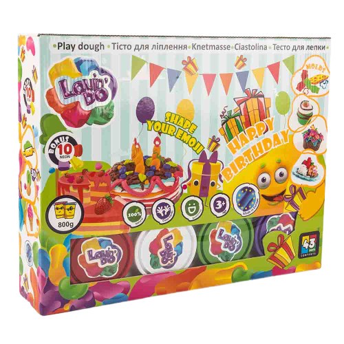 Set de modelat plastilina, lovin&#039;do - happy birthday 2