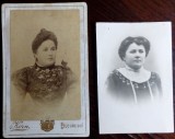 Cumpara ieftin (FOTOGRAFIE KORN/BUCURESCI/CALEA VICTORIEI 144) LOT DOUA FOTOGRAFII INTERBELICE