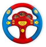 Volan interactiv pentru copii cu lumini sunete claxon si efecte de condus 3 ani+