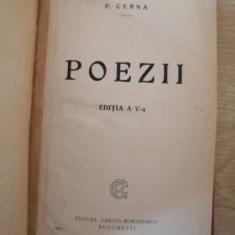 Panait Cerna, Poezii, ediția V-a, editura Cartea Românească, București 1926