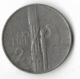 Moneda 2 lire 1925 - Italia, Europa