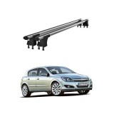 Set bare transversale aluminiu cu prindere in puncte fixe compatibile Opel Astra H 2004-2011 negre sau argintii Cod: 120101 Kit 202