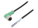 Cablu de conectare M12 4P 10m PVC 250VAC 4A