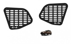Set ornamente metalice protectie geam spate Dacia Duster I 2010-2018