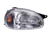 Far Opel Corsa B 01.1993-10.2001 TYC fata dreapta, tip bec H4, reglaj manual