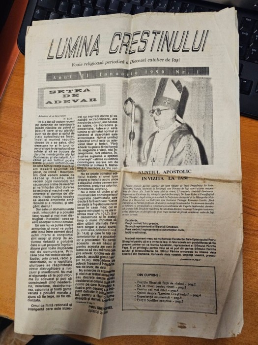 AMS - ZIAR LUMINA CRESTINULUI ,NR.1. 1990