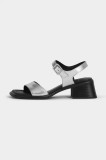 Vagabond Shoemakers sandale de piele INES culoarea argintiu, 5911-083-79