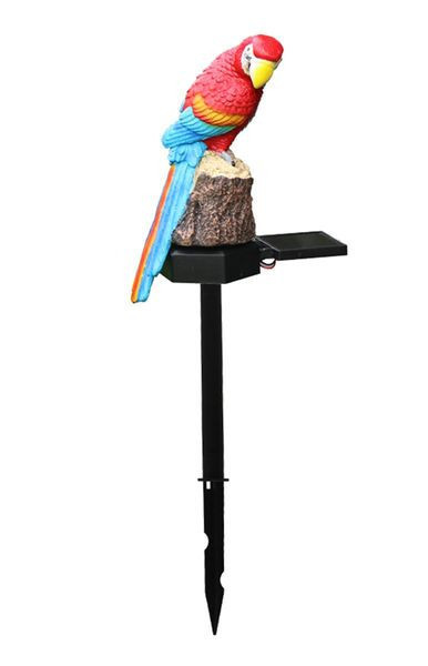Lampa solara LED Model Papagal Multicolor 41 cm