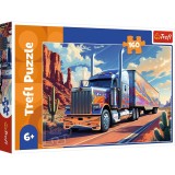 Puzzle trefl 160 camion pe drum