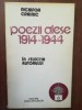 Poezii Alese 1914-1944 - Nichifor Crainic, Editura Roza Vinturilor, 1990. Volum de colecție