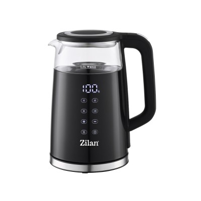 Fierbator electric Zilan ZLN7859 Negru, ecran digital, putere 2200W, panou de comanda tactil foto
