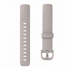 Curea Bratara Smartband Fitbit, pentru Fitbit Inspire 2C, Large, Silicon, Lunar White