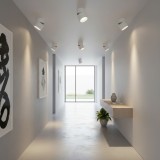 Proiector LED rotativ TINNIE 9W, lumina neutra 4000K, alb mat