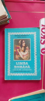 LIMBA ROMANA CLASA A VIII A LECTURI SUPLIMENTARE DUMITRU SAVULESCU foto