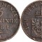 1861 - A - 3 pfenninge - Wilhelm I - Regatul Prusiei Monetaria : Berlin