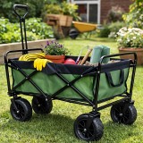 Carucior foldabil pentru gradina, 98x60x98 cm, capacitate 80 kg