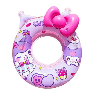 Colac gonflabil cu manere, design haios, 70 cm foto