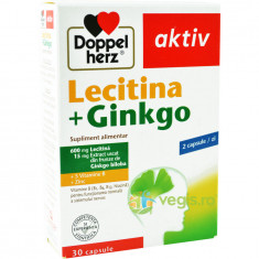 Lecitina 600mg + Ginkgo Biloba 15mg 30cps