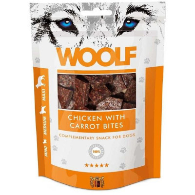 WOOLF Chicken with Carrots Bites 100g foto