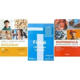 Pachet Bacalaureat 2026. Limba si literatura romana Ghid complet cu 72 teste, Matematica M2 Tehnologic. Teste si Fizica 100 variante rezolvate - Mimi