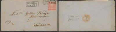 Germany North Confederation - Postal History Rare Cover Daehre DB.548 foto