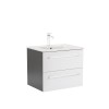 Dulap inferior Vario Clam 60 cu lavoar antracit-alb