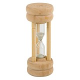 Clepsidra din Lemn cu Nisip Alb