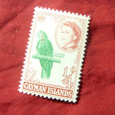 Timbru Cayman Isl. colonie britanica 1962 R.Elisabeta II, val. 1/4p