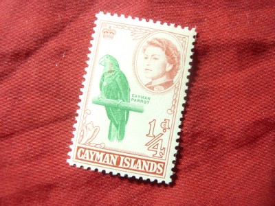 Timbru Cayman Isl. colonie britanica 1962 R.Elisabeta II, val. 1/4p foto