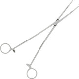 NGT Forceps - Stainless Steel Curved 10&quot; - 254mm