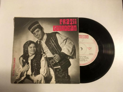 * Fratii Leordean, disc single 7&amp;quot; vinyl, muzica populara folclor Maramures 45 foto