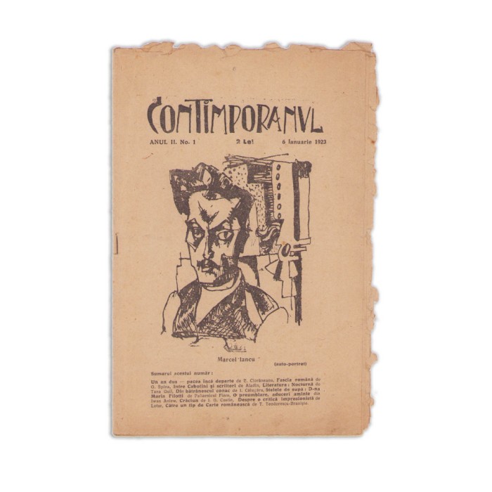 Publicația &bdquo;Contimporanul&rdquo;, anul II, nr. 1, 1923