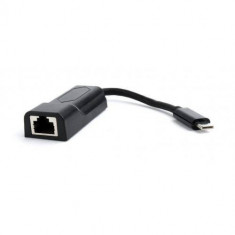 Adaptor retea Gembird RJ-45 - USB 3.1 Black foto