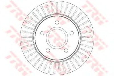 Disc frana FIAT FREEMONT (JC, JF) (2011 - 2016) TRW DF6253S foto