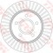 Disc frana FIAT FREEMONT (JC, JF) (2011 - 2016) TRW DF6253S