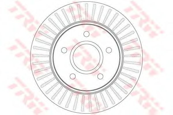 Disc frana FIAT FREEMONT (JC, JF) (2011 - 2016) TRW DF6253S