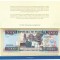 Filipine Pilipinas 2 000 2000 Piso 2001 P-189 Comemorativa Folder UNC