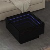 VidaXL Masă de cafea Stejar negru 50 x 50 x 30 cm Lemn compozit