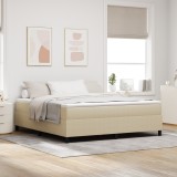 VidaXL Pat Box Spring cu saltea Bej 180x200 cm Țesătură Corduroy
